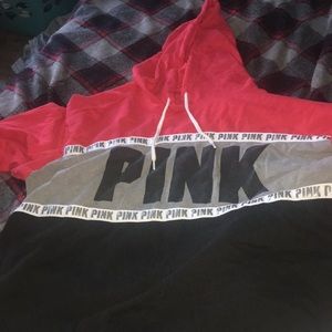 Pink Victoria’s Secret hoodie